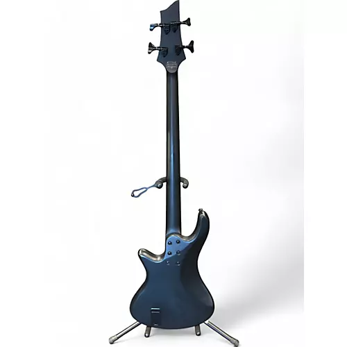 Used Schecter Guitar Research Stiletto Stealth 4 Stealth Electric Bass Guitar Stealth - musicians--Friend