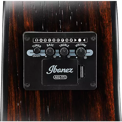 Ibanez AAM70CE Advanced Auditorium Acoustic-Electric Guitar Transparent Charcoal Burst - musicians--Friend
