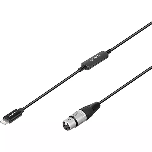 Saramonic LC-XLR Cable Interface With XLR-F to Apple Lightning - musicians--Friend