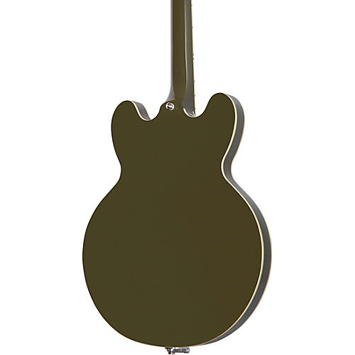 Epiphone ES-335 Bigsby Semi-Hollow Electric Guitar Olive Drab - musicians--Friend