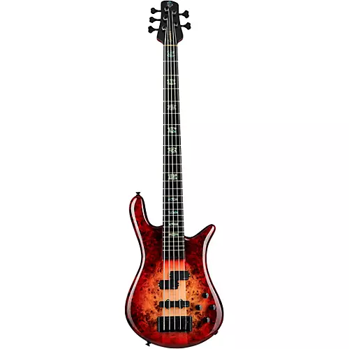 Spector Euro 5 Custom 5 String Electric Bass Natural Black Burst Gloss - musicians--Friend