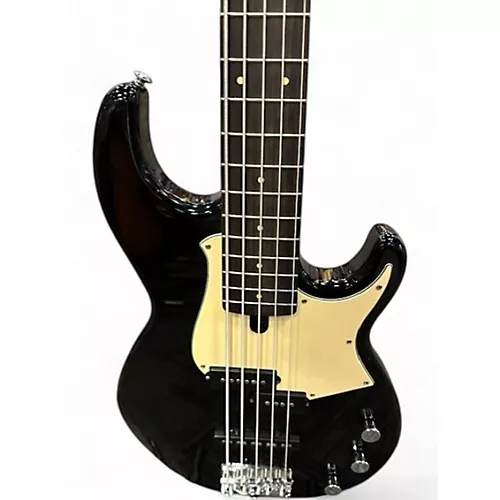 Used Yamaha BB435 Black Electric Bass Guitar Black - musicians--Friend