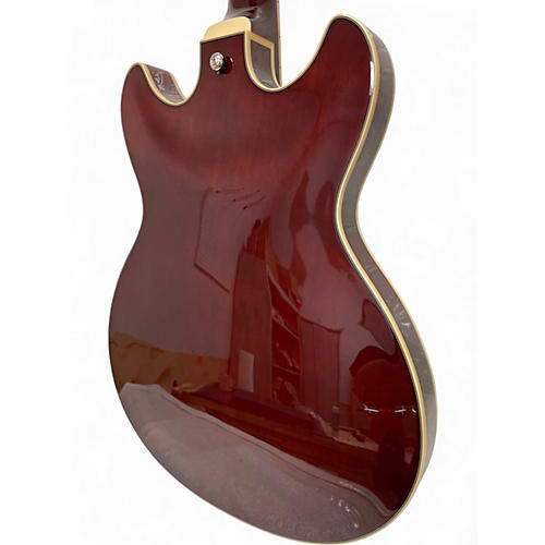 Used Ibanez AS7312 12 String Artcore TRANS CHERRY RED Hollow Body Electric Guitar TRANS CHERRY RED - musicians--Friend