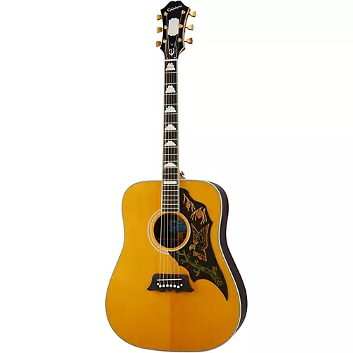 Epiphone Masterbilt Excellente Acoustic-Electric Guitar Antique Natural Aged Gloss - musicians--Friend