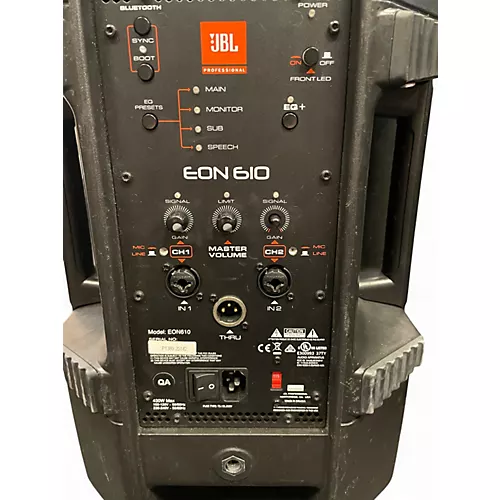 Used JBL EON610 Powered Speaker - musicians--Friend
