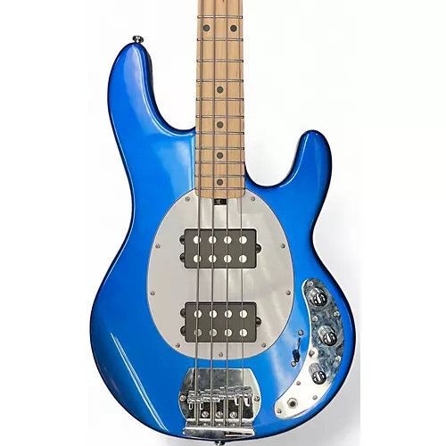 Used Sterling by Music Man Sub Series Stingray Blue Electric Bass Guitar Blue - musicians--Friend