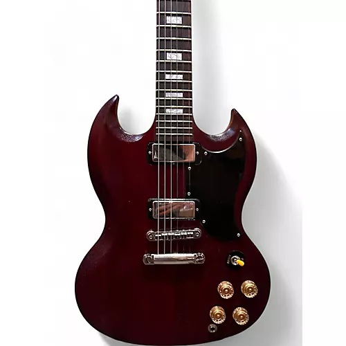 Used 2018 Gibson SG Special Worn Cherry Solid Body Electric Guitar Worn Cherry - musicians--Friend