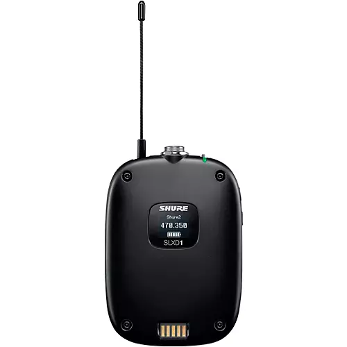 Shure SLXD15/UL4B Portable Digital Wireless Bodypack System with UL4B Lavalier Microphone - Band G58 Band G58 - musicians--Friend