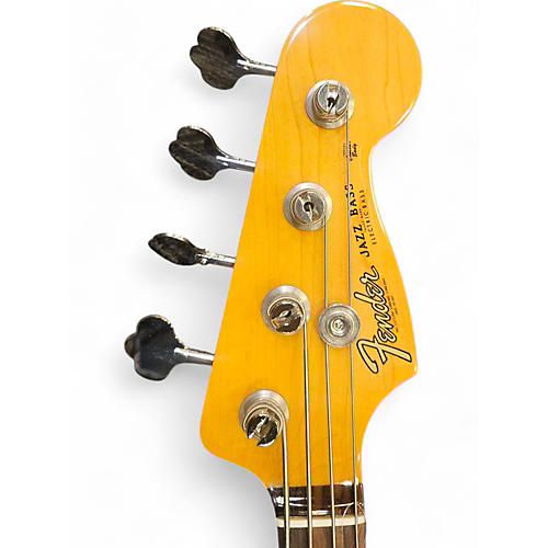 Used Fender 1962 reissue Jazz Bass 2012 3 Tone Sunburst Electric Bass Guitar 3 Tone Sunburst - musicians--Friend