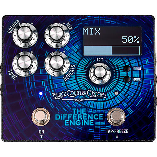 Laney The Difference Engine Tri-Mode Delay Effects Pedal Blue - musicians--Friend