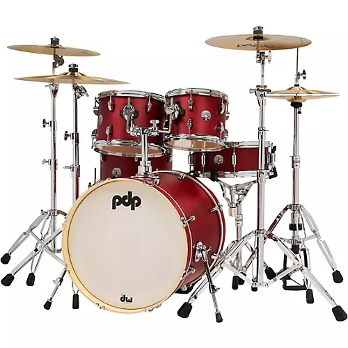 Open-Box Spectrum Series 5-Piece Shell Pack with 20 in. Bass Drum Condition 1 - Mint Cherry Stain - musicians--Friend
