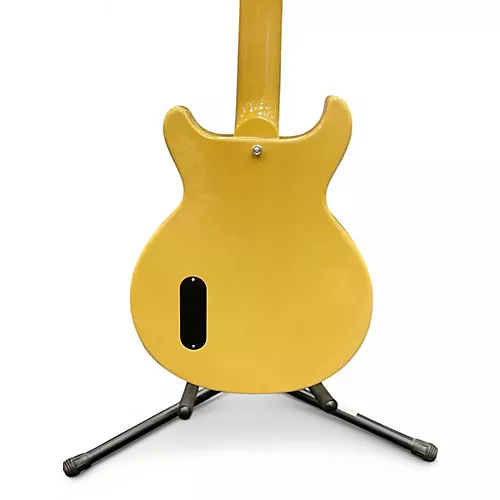 Used 2024 Gibson Custom 1958 Les Paul Jr VOS Double Cutaway TV Yellow Solid Body Electric Guitar TV Yellow - musicians--Friend