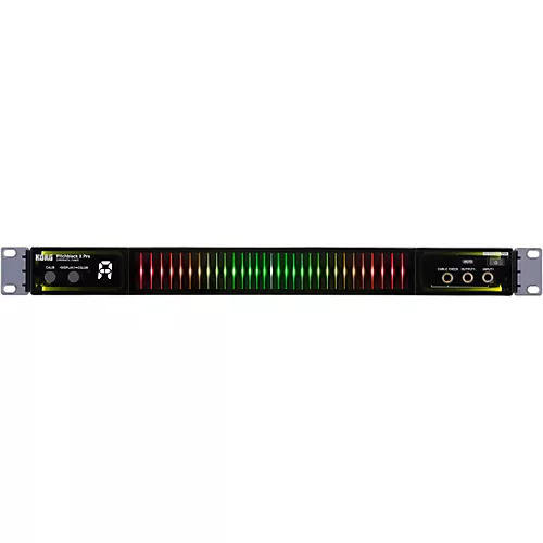 KORG Pitchblack X Pro Rack Tuner Black - musicians--Friend