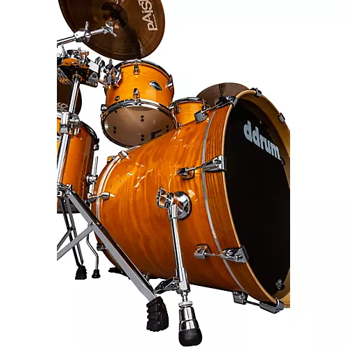 Ddrum Dominion Birch 5-Piece Shell Pack With Ash Veneer Red Burst - musicians--Friend