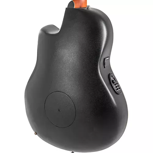 Ovation CEB44X-7C-G Celebrity Elite Mid-Depth Acoustic-Electric Bass Guitar Cognac Burst - musicians--Friend
