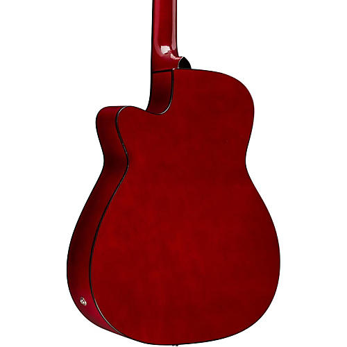 Rogue RA-090 Concert Cutaway Acoustic-Electric Guitar Mahogany - musicians--Friend