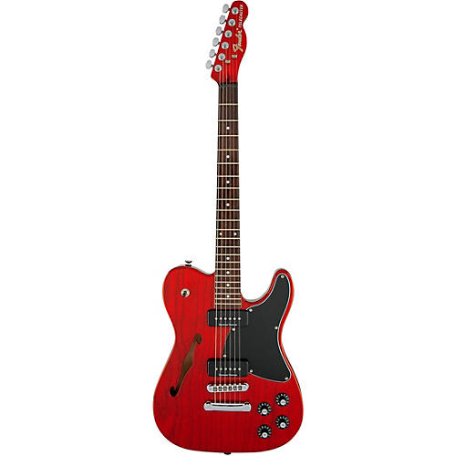 Fender Jim Adkins JA-90 Telecaster Thinline Electric Guitar Arctic White - musicians--Friend