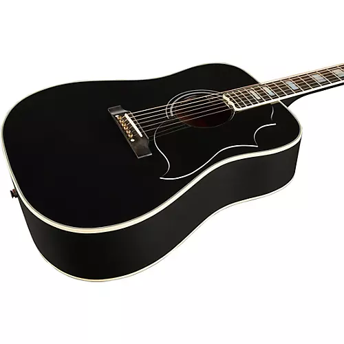 Gibson Hummingbird Custom Acoustic-Electric Guitar Ebony - musicians--Friend