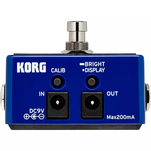 KORG Pitchblack X Pedal Tuner Limited Edition Blue - musicians--Friend
