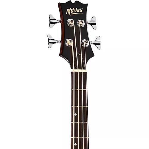 Mitchell T239B-CE-BST Terra Acoustic-Electric Bass Guitar Edge Burst - musicians--Friend