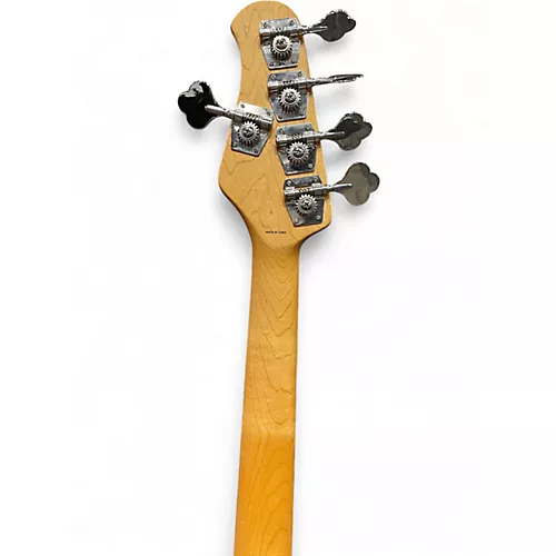 Used Sterling by Music Man Ray5 5 String Blue Electric Bass Guitar Blue - musicians--Friend