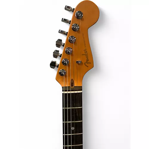Used 2024 Fender American Ultra II Stratocaster Noble Blue Solid Body Electric Guitar Noble Blue - musicians--Friend