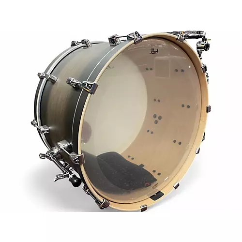 Used Pearl 3 Piece Decade Satin Black Burst Drum Kit Satin Black Burst - musicians--Friend