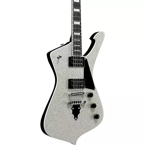 Ibanez PS60 Paul Stanley Signature Electric Guitar Silver Sparkle - musicians--Friend