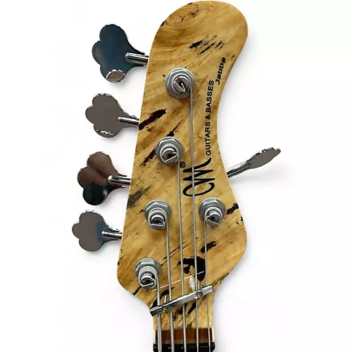 Used Mayones jabba 4 Natural Electric Bass Guitar Natural - musicians--Friend