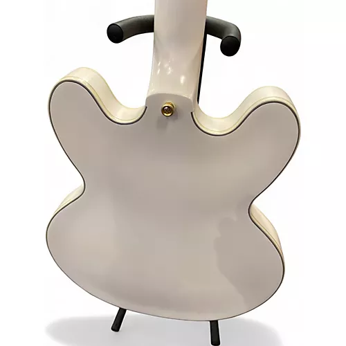 Used Epiphone Emily Wolfe Sheraton White Hollow Body Electric Guitar White - musicians--Friend