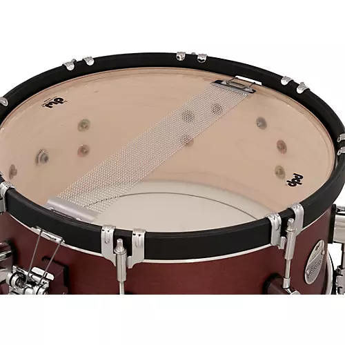 PDP by DW Concept Classic Snare Drum With Wood Hoops 14 x 6.5 in. Ebony/Ebony Hoops - musicians--Friend