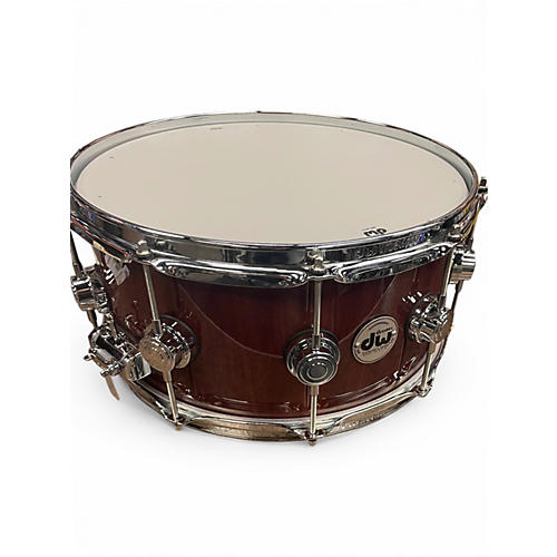 Used DW 14in COLLECTORS PURPLE HEART NATURAL PURPLE HEART Drum NATURAL PURPLE HEART 33 - musicians--Friend