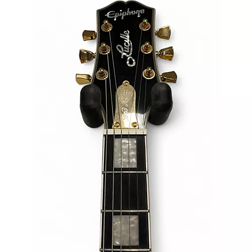 Used Epiphone BB King Lucille Black Hollow Body Electric Guitar Black - musicians--Friend
