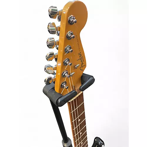 Used Fender American Standard Stratocaster Black Solid Body Electric Guitar Black - musicians--Friend