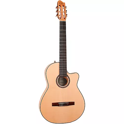 Godin Arena Concert CW EQ Classical Guitar Natural Flame Maple - musicians--Friend
