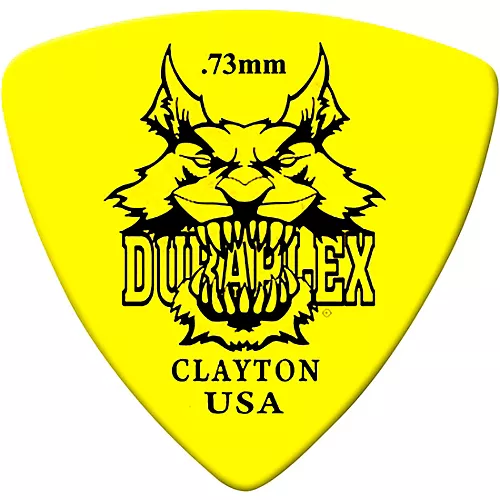 Clayton Duraplex Delrin Rounded Triangle Picks 1 Dozen .88 mm - musicians--Friend