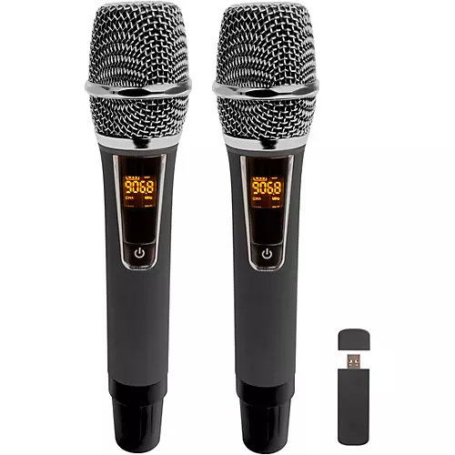 VocoPro USB-CAST-HANDHELD Dual Wireless USB Handheld Microphone System, 902-927.2mHz - musicians--Friend