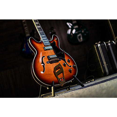 Hagstrom '67 Viking II Limited-Edition Hollowbody Electric Guitar Vintage Sunburst - musicians--Friend