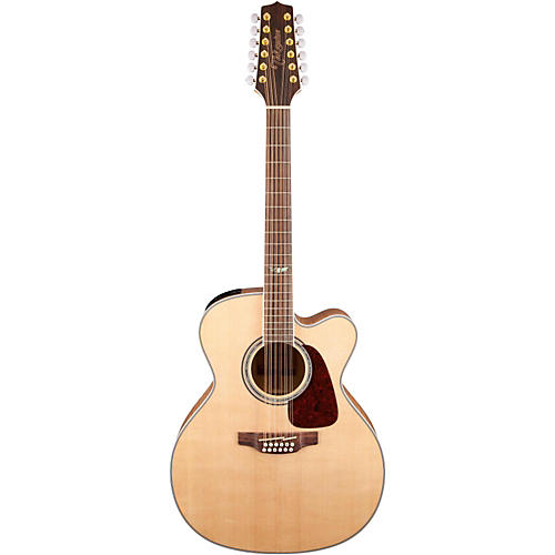 Takamine GJ72CE-12 G Series Jumbo Cutaway 12-String Acoustic-Electric Guitar Natural Flame Maple - musicians--Friend