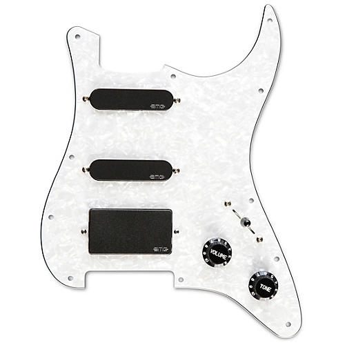 EMG KH20 Kirk Hammett Prewired Pickguard/Pickup Set Black - musicians--Friend