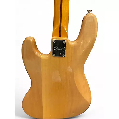 Used Squier Classic Vibe 70s Jazz Bass 5 String Natural Electric Bass Guitar Natural - musicians--Friend