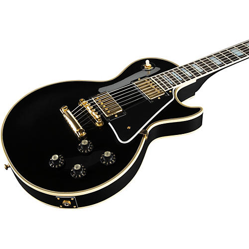 Gibson Custom 1968 Les Paul Custom Reissue Electric Guitar Ebony - musicians--Friend