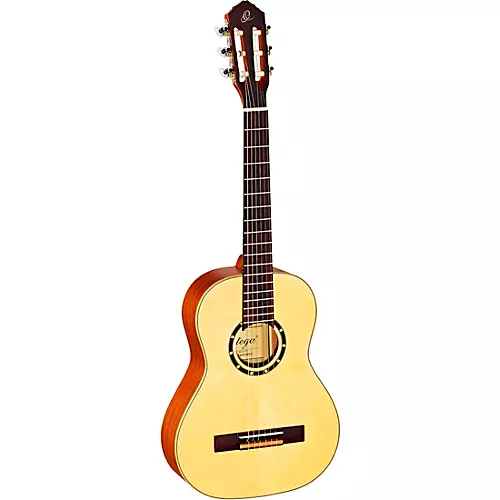 Ortega Family Series R121-1/2 1/2 Size Classical Guitar Satin Natural 0.5 - musicians--Friend