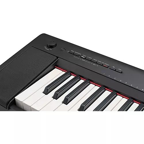 Yamaha Piaggero NP-15 61-Key Portable Keyboard With Power Adapter White Essentials Package - musicians--Friend