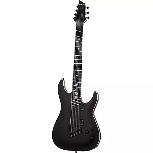 Schecter Guitar Research C-7 Multiscale SLS Elite Evil Twin Satin Black - musicians--Friend
