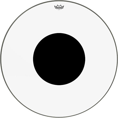 Remo Controlled Sound Clear With Black Dot Bass Drum Head 22 in. - musicians--Friend