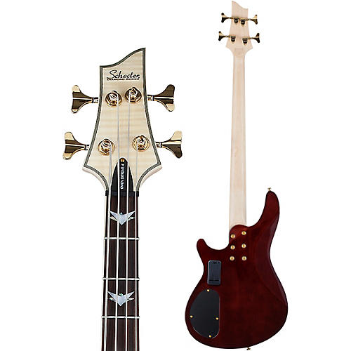 Schecter Guitar Research Omen Extreme-4 Electric Bass Gloss Natural - musicians--Friend