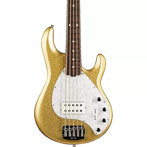 Ernie Ball Music Man StingRay5 Special H 5-String Electric Bass Guitar Black and Chrome - musicians--Friend