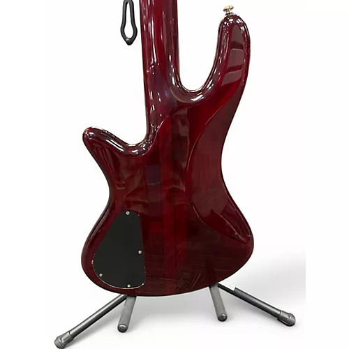 Used Schecter Guitar Research  Elite 4 String Wine Red Electric Bass Guitar Wine Red - musicians--Friend