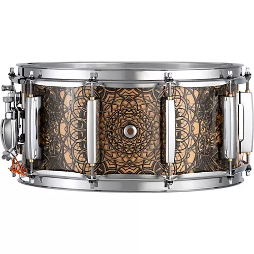 Pearl Professional Series Maple Snare Drum 14 x 6.5 in. Redburst Stripe - musicians--Friend